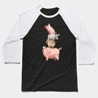 Pigs Baseball T-Shirt